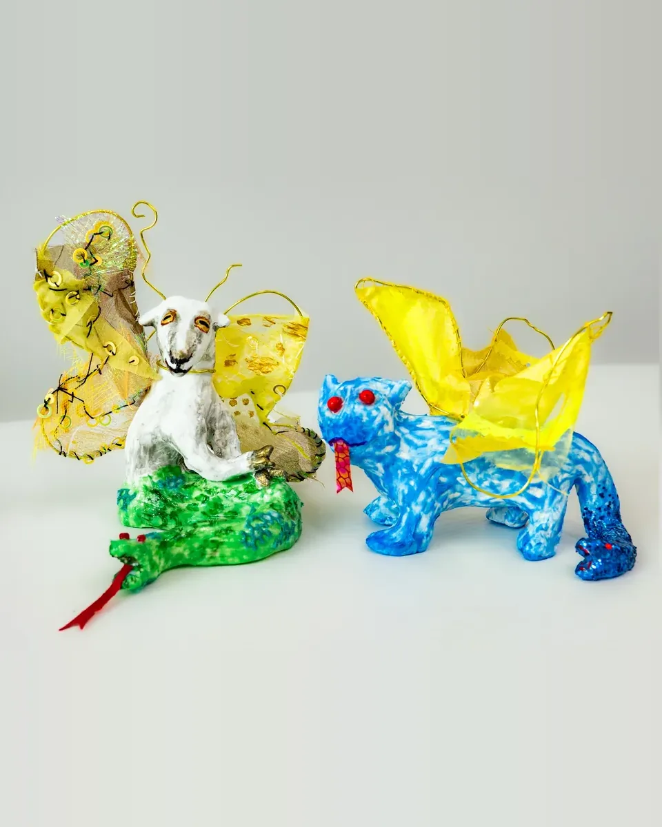 Cool Chimera sculpture