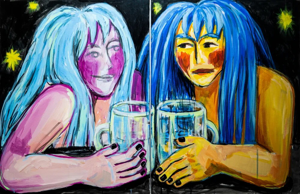 Alone, Drinking