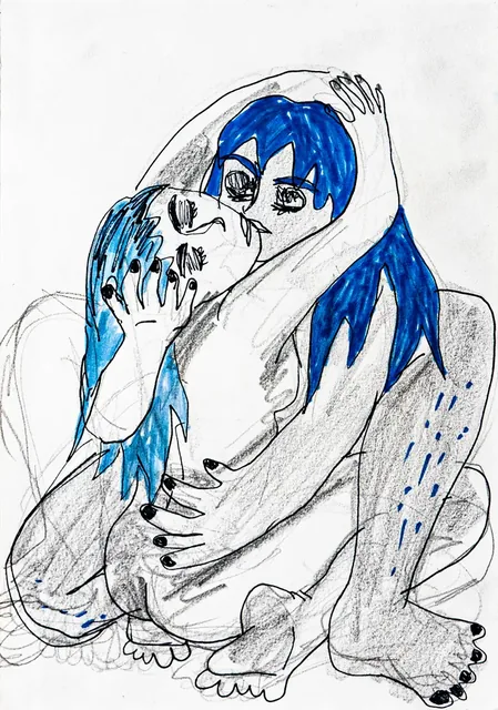 Blue-haired lovers &mdash; 37