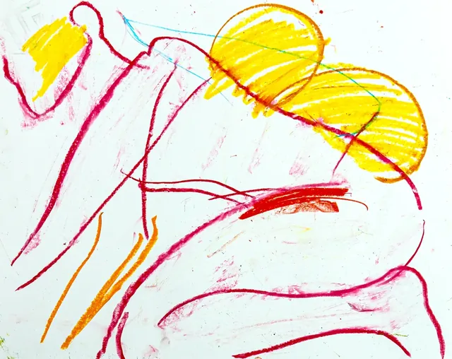 Self-portrait drawing &mdash; 11