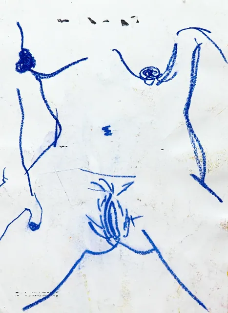 Self-portrait drawing &mdash; 20