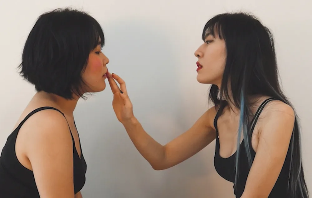 sharing lip, sharing cheek &mdash; 12